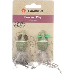 Katti Mouse m/Feather S 11,5cm Catnip