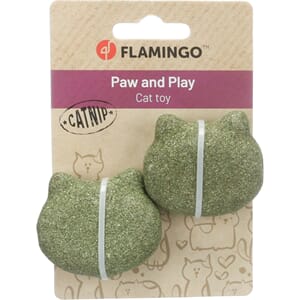 Katti Cat Head Green 5cm Catnip