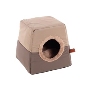 Katteseng Kenzie 2 i 1 taupe 37x37x37cm