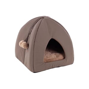 Kattehule kenzie taupe 38x38x40cm