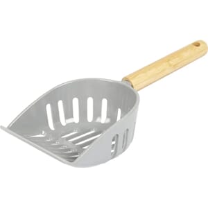 Kattespade Mina Grå m/Bambus Håndtak