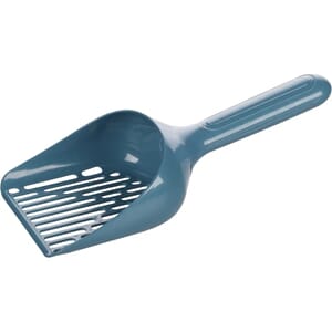 Kattesand spade Manu blå, 26,6x12,5x7cm solid