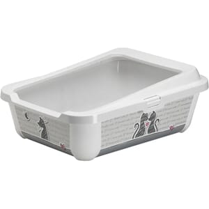 Kattebakke Hercules Cat in love hvit