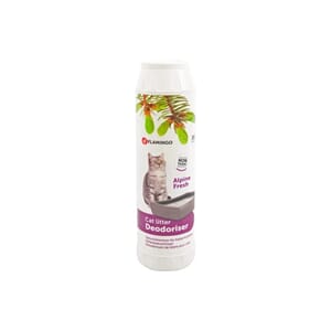 Cat litter deodoriser alpine