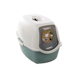 Katte toalett Lexie grønn/hvit L 39x56x39,5cm