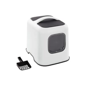 Kattetoalett Trudy White 38,5x51x44,5cm