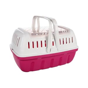 Transportbur til gnager Lizzie pink L 26x40x23cm