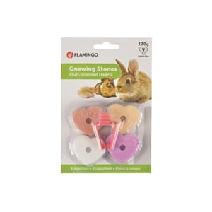 Calsium heart 4 stk, mineral hjerter til gnager