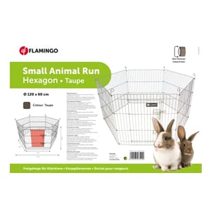 Løpegård Hexagon Taupe 60x60cm 6stk.