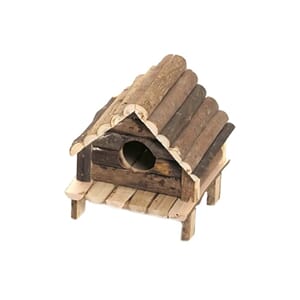 Hamster hus Wooden Cabin 14x12x13cm