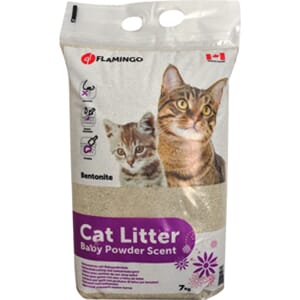 Kattesand m/baby powder 7kg